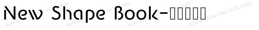 New Shape Book字体转换